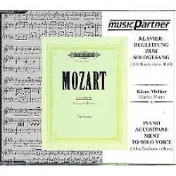 Lieder : CD mit der Begleitung -Wolfgang Amadeus Mozart