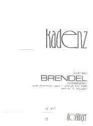 Kadenzen zu Mozarts Klavierkonzert d-moll KV 466 -Alfred Brendel
