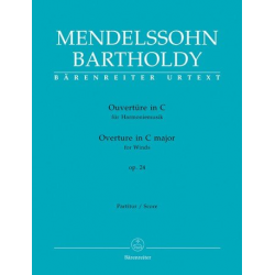Ouvertüre für Harmoniemusik C-Dur op. 24 - Partitur -Felix Mendelssohn-Bartholdy