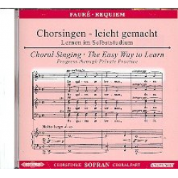 Requiem op.48 : CD Chorstimme Sopran -Gabriel Fauré