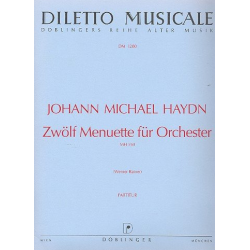 12 Menuetti MH 550 -Johann Michael Haydn