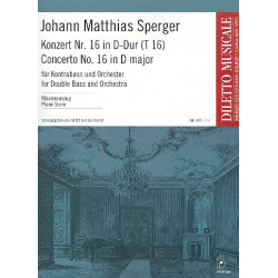 Konzert Nr. 16 in D-Dur (T16) -Johann Mathias Sperger