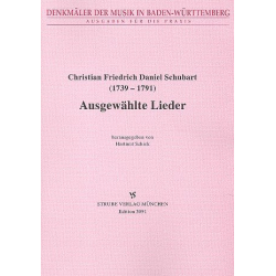 Ausgewählte Lieder : für Gesang und Klavier -Christian Friedrich Daniel Schubart