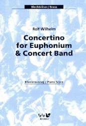 Concertino for Euphonium and Concert Band  Klavierauszug -Rolf Wilhelm