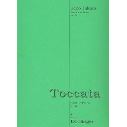 Toccata pour le piano op. 54 -Jenö Takacs