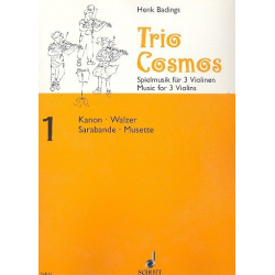 Trio Cosmos Nr. 1 (3 Violinen) -Henk Badings
