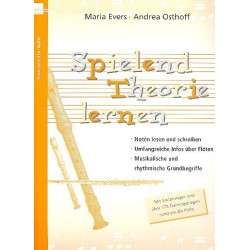 Spielend Theorie lernen : für Flöte -Maria Evers