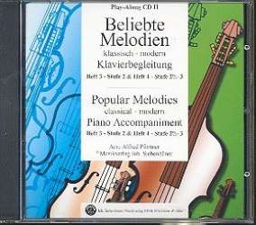 Beliebte Melodien Band 3-4 : Playalong CD 2 (Klavierbegleitung) -Diverse / Arr.Alfred Pfortner