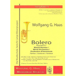 Bolero HaasWV47 : für Blasorchester -Wolfgang G. Haas