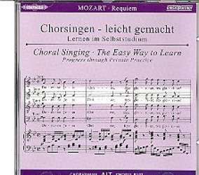 Requiem KV626 :CD Chorstimme Alt -Wolfgang Amadeus Mozart