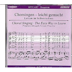 Requiem KV626 :CD Chorstimme Alt -Wolfgang Amadeus Mozart