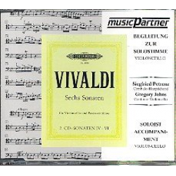 Sonaten für Cello und Bc : CD 2 -Antonio Vivaldi