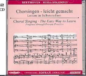 Missa solemnis : 2 CD's Chorstimme Sopran -Ludwig van Beethoven