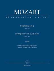 Sinfonie g-Moll KV550 (zweite Fassung) : -Wolfgang Amadeus Mozart