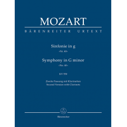 Sinfonie g-Moll KV550 (zweite Fassung) : -Wolfgang Amadeus Mozart