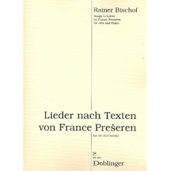 Lieder nach Texten von France Preseren op. 60 -Rainer Bischof