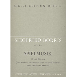 Spielmusik für 3 Violinen -Siegfried Borris