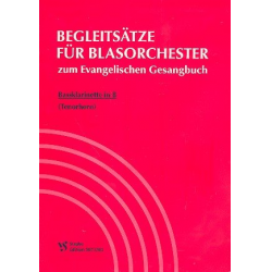 Begleitsätze z. evang. Gesangbuch - Bassklarinette (Tenorhorn) in B -Dieter Kanzleiter