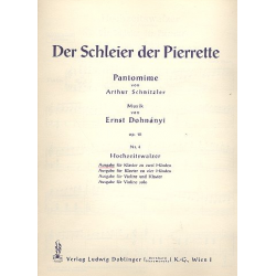 Hochzeitswalzer op. 18/4a -Ernst von Dohnányi