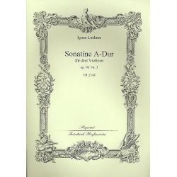 Sonatine A-Dur, op. 90/3 (3 Violinen) -Ignatz Lachner