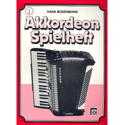 Akkordeon Spielheft 1 -Hans Bodenmann