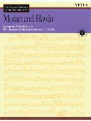 Mozart and Haydn - Viola Parts : CD-ROM