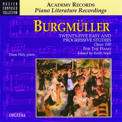 CD: Burgmüller: 25 einfache und progressive Etüden, Op. 100 / 25 easy and progressive Studies, Op. 100 -Friedrich Burgmüller