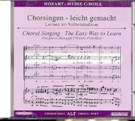 Messe c-Moll KV427 : CD Chorstimme Alt -Wolfgang Amadeus Mozart