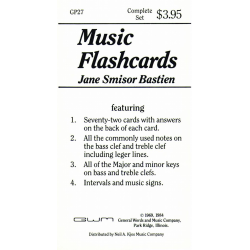 Music Flashcards -Jane Smisor Bastien