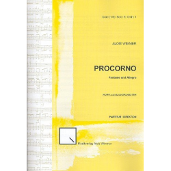 Procorno (Fantasie und Allegro)  (Horn und Blasorchester) -Alois Wimmer