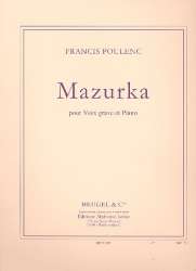 Mazurka : pour voix grave -Francis Poulenc