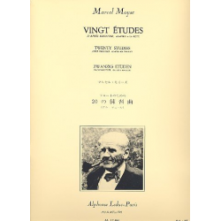 20 études d'après Kreutzer adaptées à la flûte -Rodolphe Kreutzer / Arr.Marcel Moyse