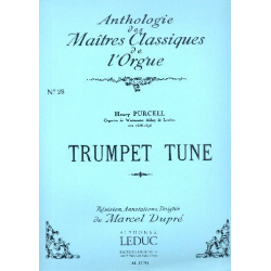 Trumpet Tune pour orgue -Henry Purcell / Arr.Marcel Dupré