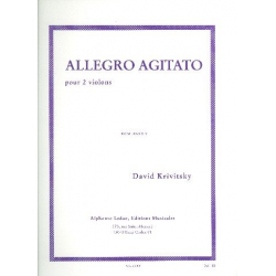 Allegro agitato : pour 2 violons -David Krivitsky
