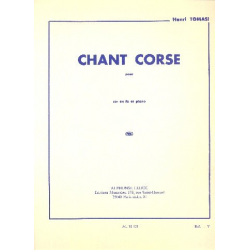 Chant corse : pour cor en fa et piano - Henri Tomasi