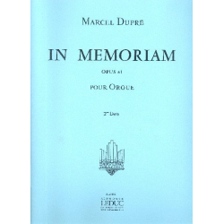 In memoriam op.61 vol.2 : pour -Marcel Dupré