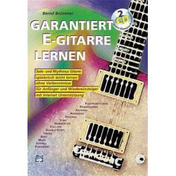Garantiert E-Gitarre lernen BK/2 CD's - Bernd Brümmer
