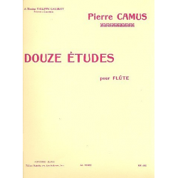 12 Études : pour flute -Pierre Camus