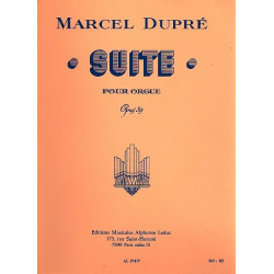 Suite op.39 : pour orgue -Marcel Dupré