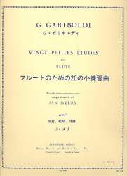 20 petites études op.132 : pour flûte -Giuseppe Gariboldi