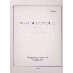 Solo de concours op.10 : pour -Henri Rabaud