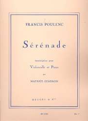 Sérénade : pour violoncelle et piano -Francis Poulenc