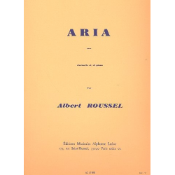 Aria : pour clarinette et -Albert Roussel