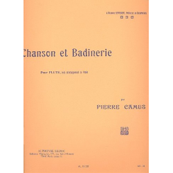 Chanson et Badinerie pour Flute -Pierre Camus