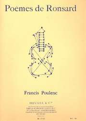 Poèmes de Ronsard : pour voix -Francis Poulenc