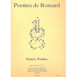 Poèmes de Ronsard : pour voix -Francis Poulenc