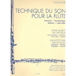 Technique du son pour la flûte : -Louis Moyse