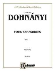 Dohnanyi 4 Rhapsodies Opus 11 -Ernst von Dohnányi