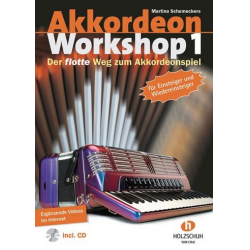 Akkordeon Workshop, Band 1 ( neu - inklusive Audio-Download) -Martina Schumeckers