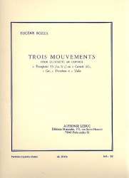 3 mouvements : pour quintette -Eugène Bozza